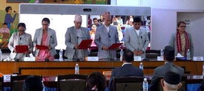  राष्ट्रियसभाका चार समितिका सभापतिले लिए शपथ 